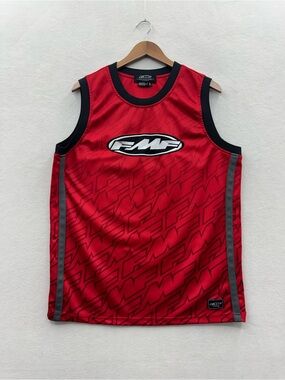 Vintage Y2K FMF Shirt Mens Large Flying Machine Factory Tank Jersey